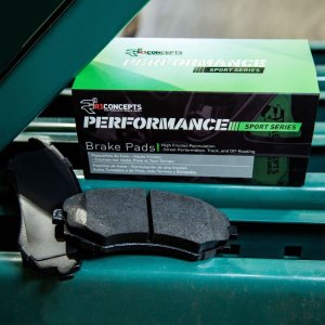 Chevrolet Corvette Brake Pads - Rear - R1 Concepts - Performance Sport - `06-`13